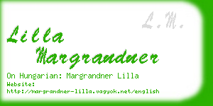 lilla margrandner business card